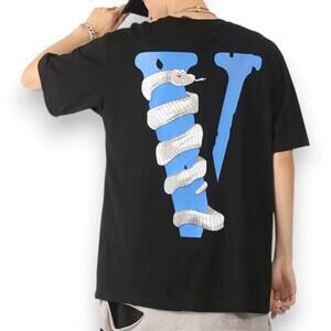 VLONE | NWT | M | Black Snake Staple Crew Neck Short Sleeve Graphic T-Shirt